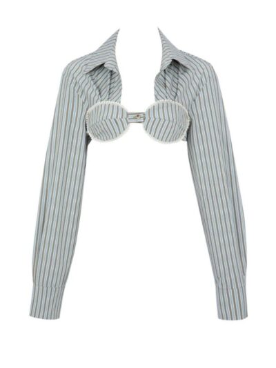 Stripes vintage crop