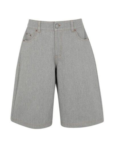 Japanese Gray Jeans Bermuda