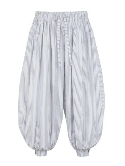 Ballons stripes cotton pants