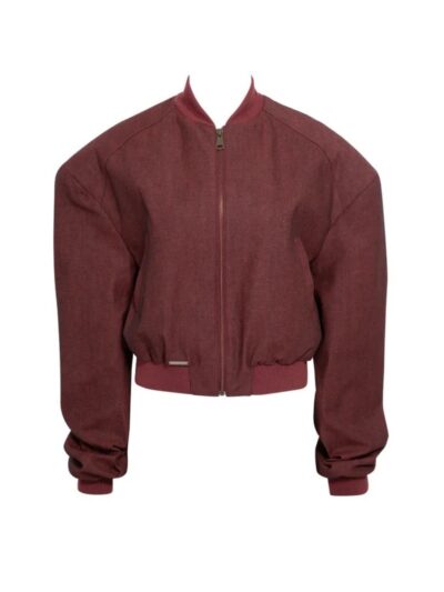burgundy bomber