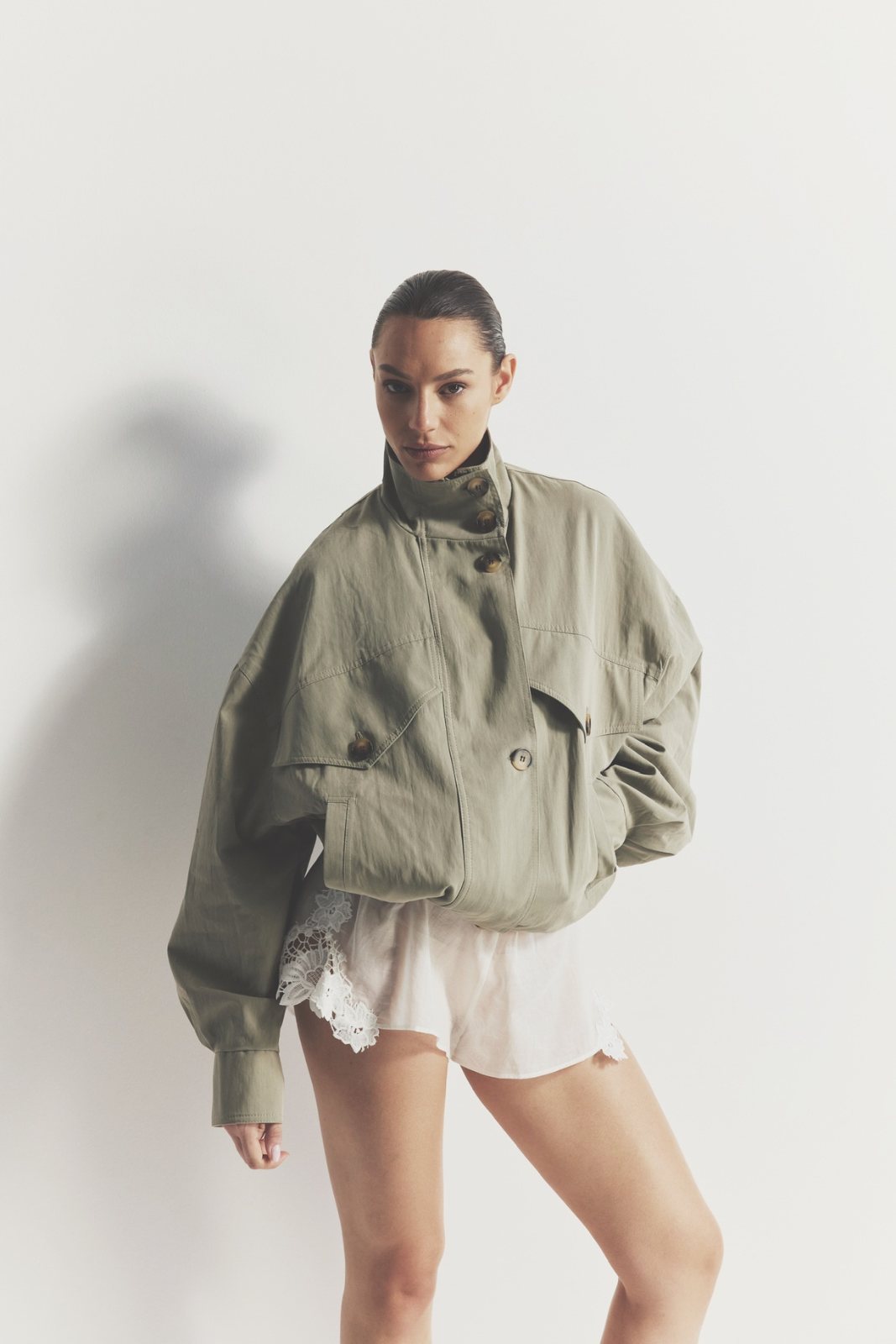 City girl jacket Olive - Image 2
