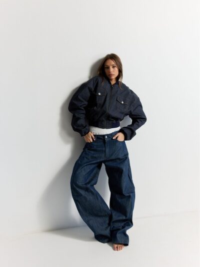 Row jeans with your boyfriend underwear