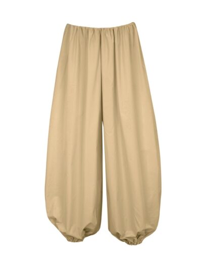 Halo balloons pants camel