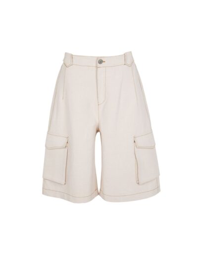 Japanese beige Bermuda