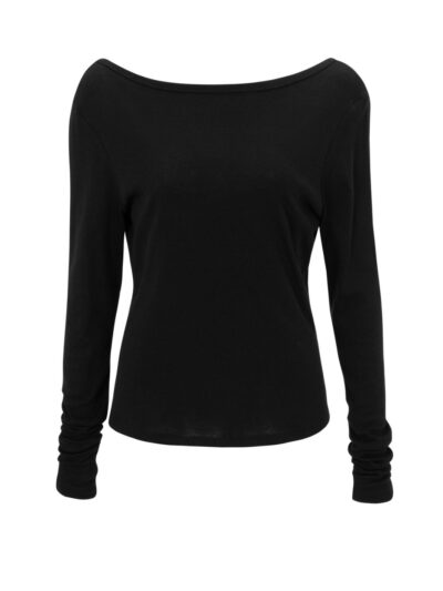 After dark long sleeve with open back